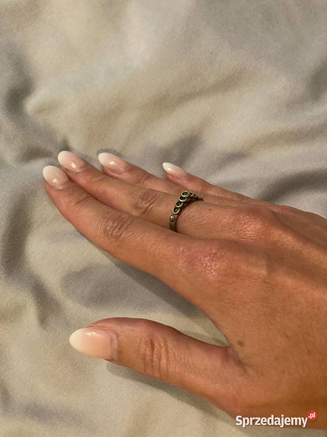 Srebrny pierścionek vintage srebro podkarpackie Nisko