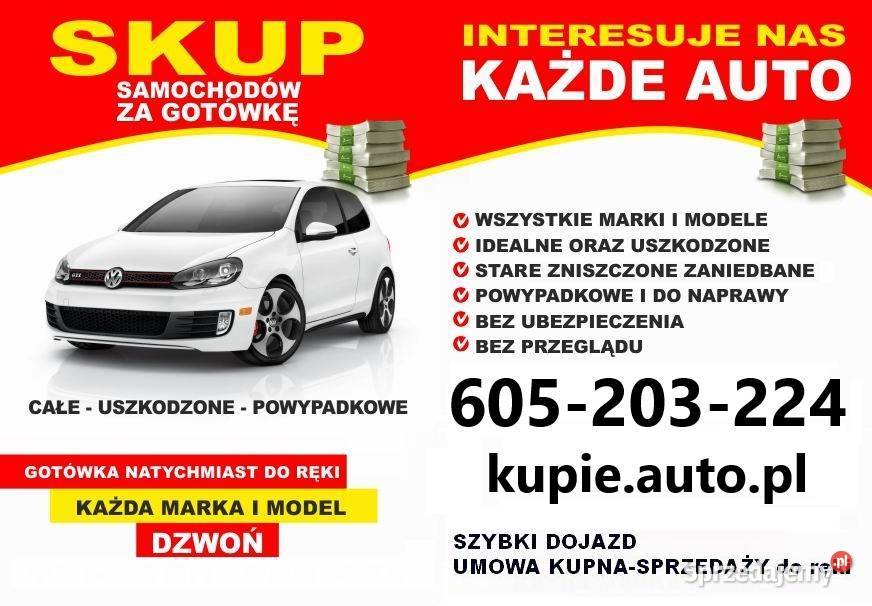 Skup Samochodów 6O52O3224 Żory Rybnik Jastrzębie śląskie