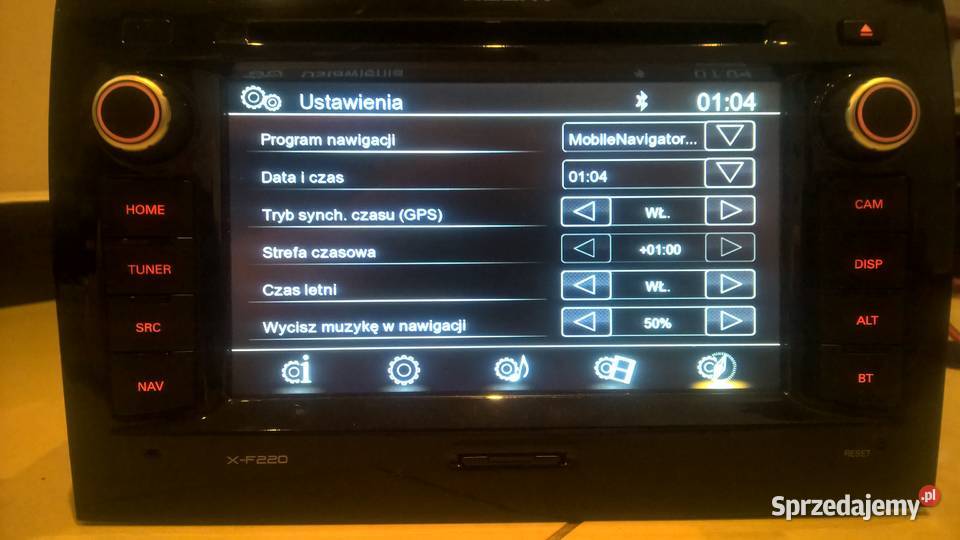 Radio nawigacja XZENT XF220 Navi bt hdmi kamera Sędziszów