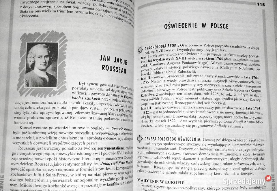 Opracowania lektury i wiersze 2 Barok oświecenie Chełm
