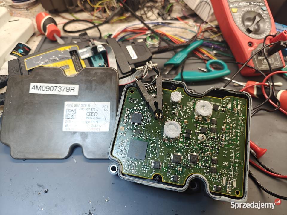 Naprawa pompy pompa abs esp 4M0907379R Audi Q7 Regeneracja części Usługi motoryzacyjne Mysłowice