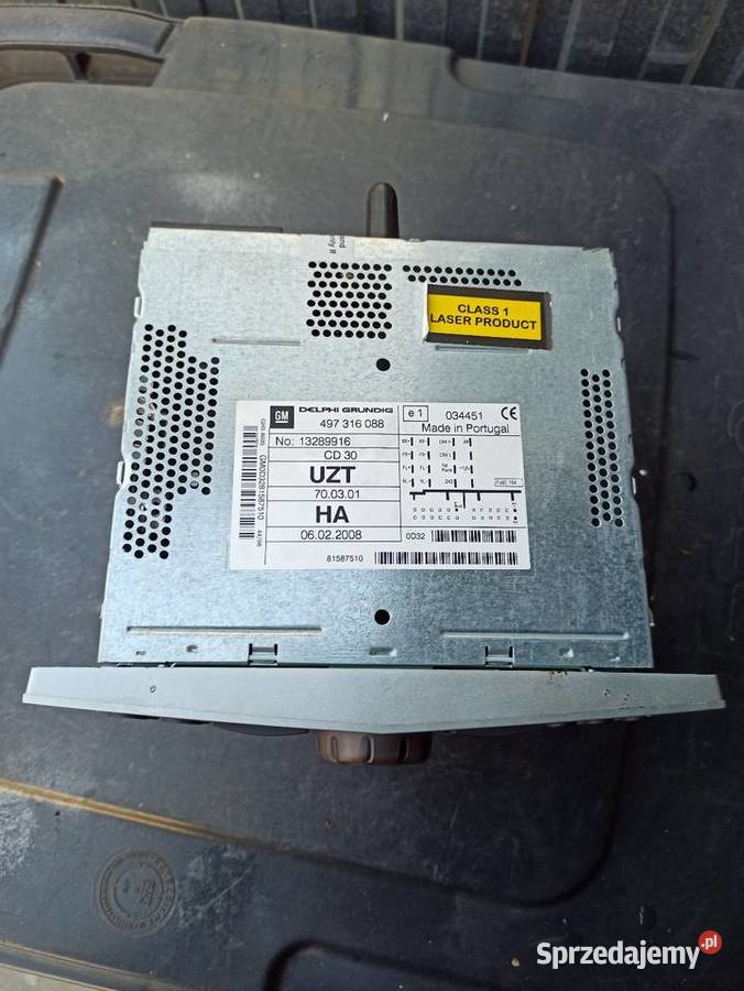 Radio CD Opel Corsa D Combo Astra H Zafira B Rok produkcji 2008 Dębica