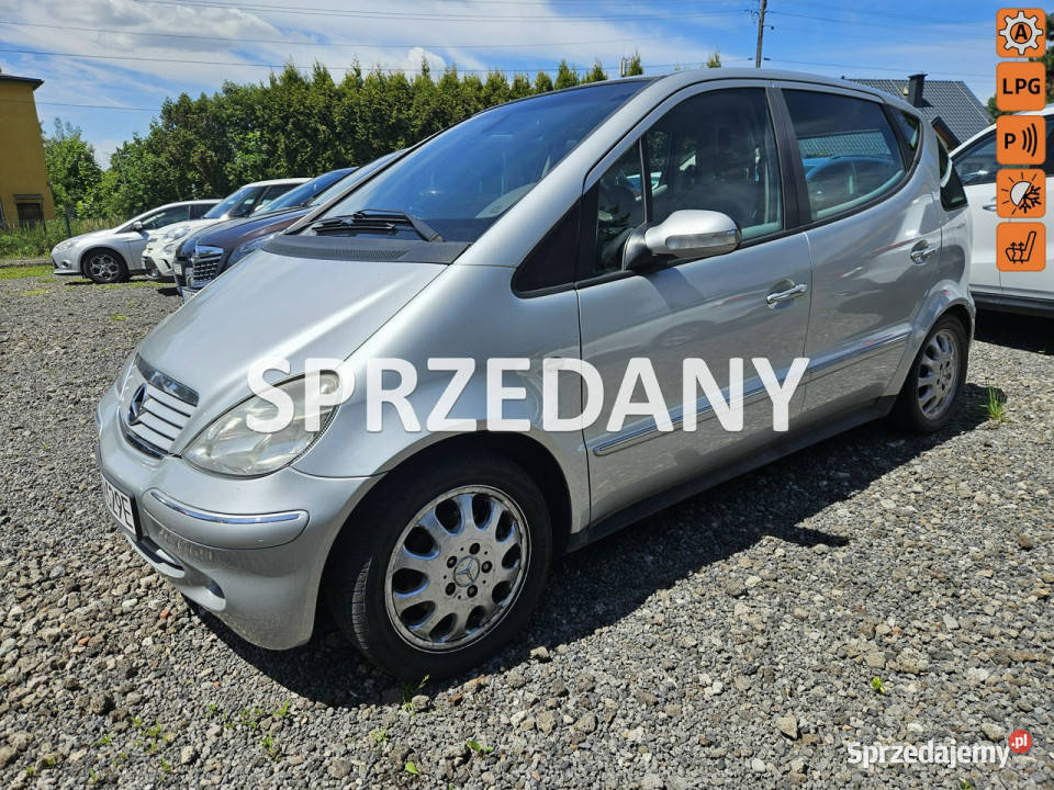 Mercedes A 140 Automat Gaz Podgrzewane fotele Ruda Śląska