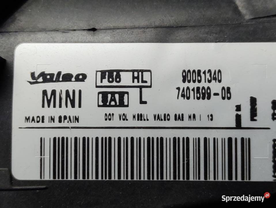 Lampa Lewy Przód Mini F55 F56 F57 Cabrio Pleszew