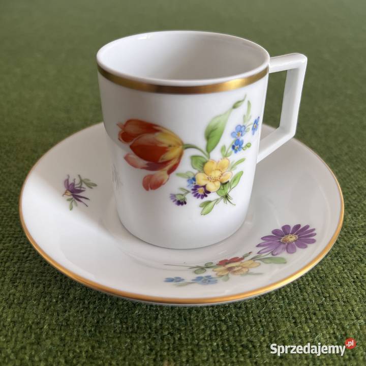 Filiżanka do espresso sygn Hchst ręcznie Nowy Sącz