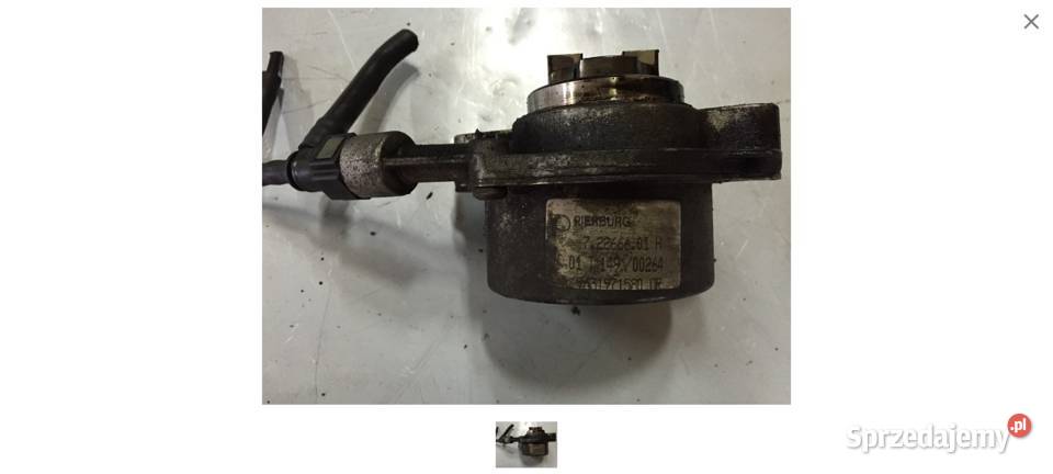 pompa vacum 72266601H citroen 22 hdi 16v 4HX Silniki i osprzęt Jelcz-Laskowice