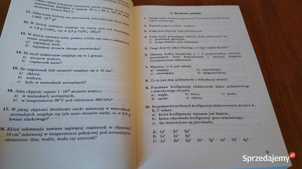 Chemia w pytaniach i odpowiedziach uczniów szkół