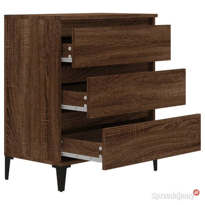 Komoda brązowy dąb 60x35x70 materiał Warszawa