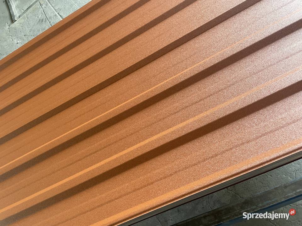 Blacha trapezowa T18 kolor CEGLASTY RAL 8004 Lipsko