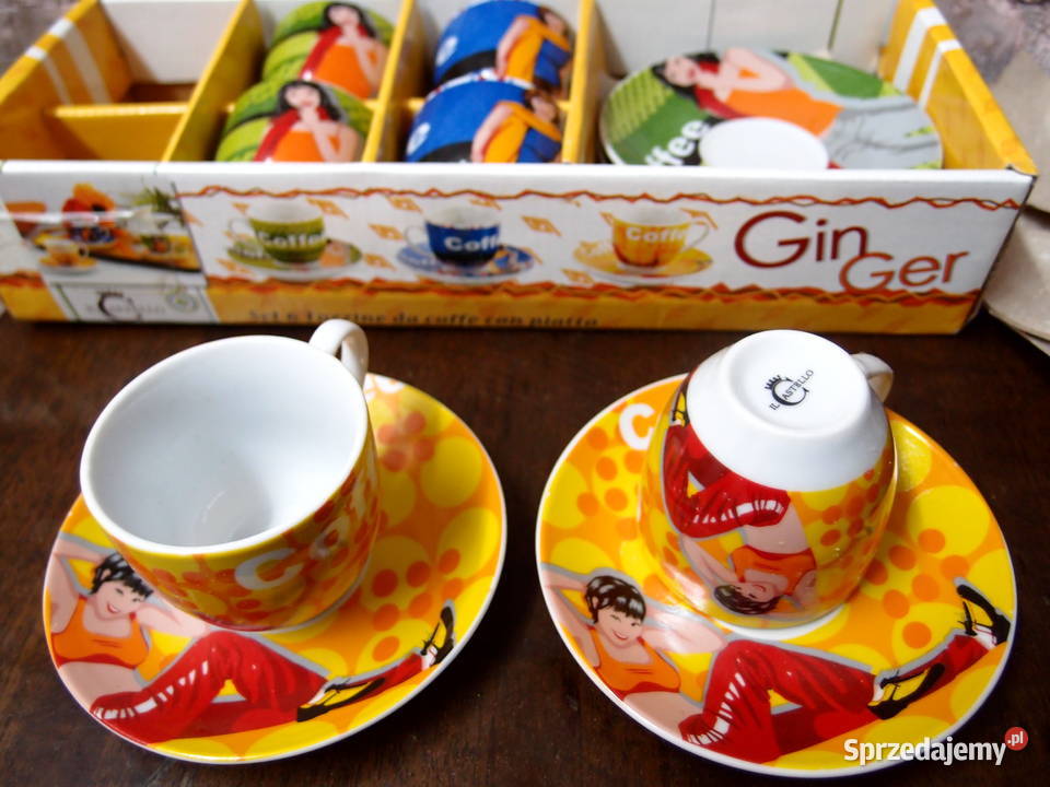 Zestaw 6 filiżanek do kawy espresso 90ml z Łódź