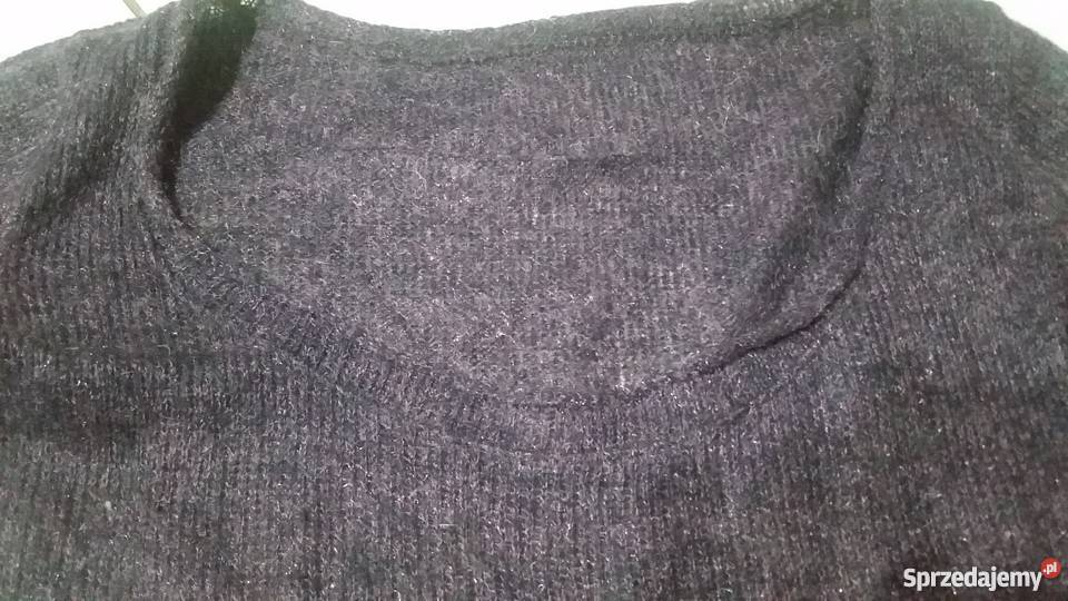 sweterek oversize fiolet bluza bluzka z dzianiny Kielce