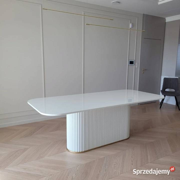 STÓŁ FUNDIO lamel półwałek AKANT Meble Gierałtowiczki