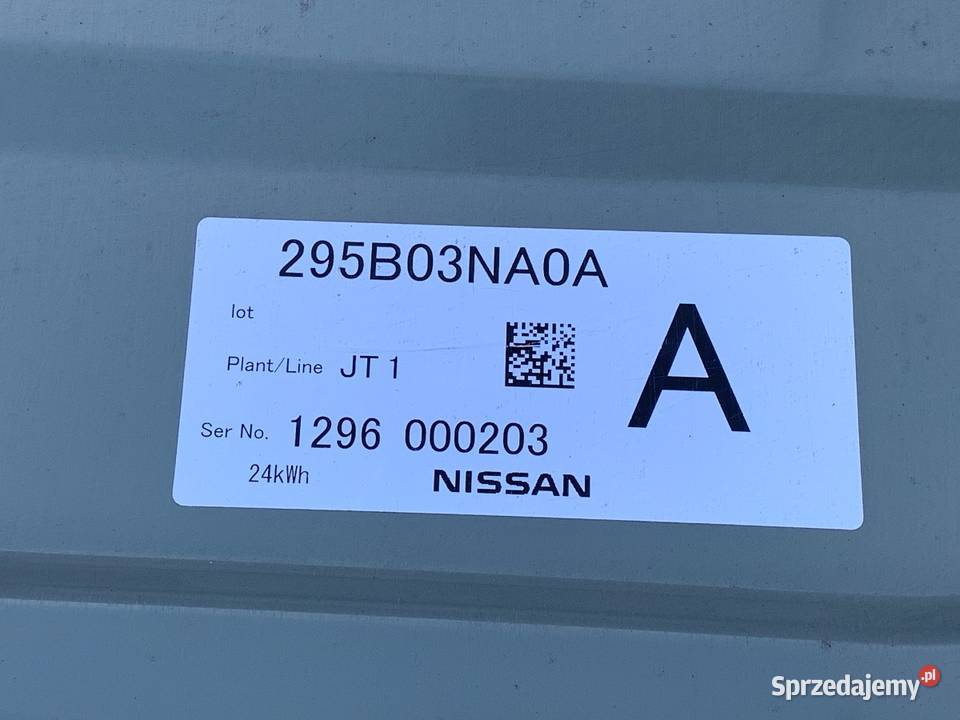 BATERIA HYBRYDA NISSAN LEAF ZE0 295B03NA0A 109
