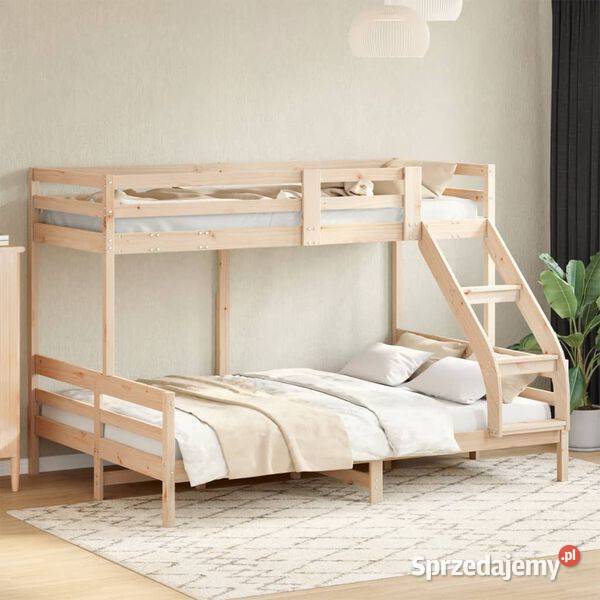 vidaXL Łóżko piętrowe 90x200140x200 SKU3207189 Meble Warszawa