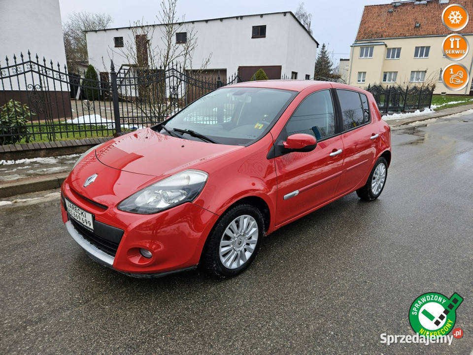 Renault Clio Opłacony Zdrowy Zadbany Serwisowa z 128000km Kisielice