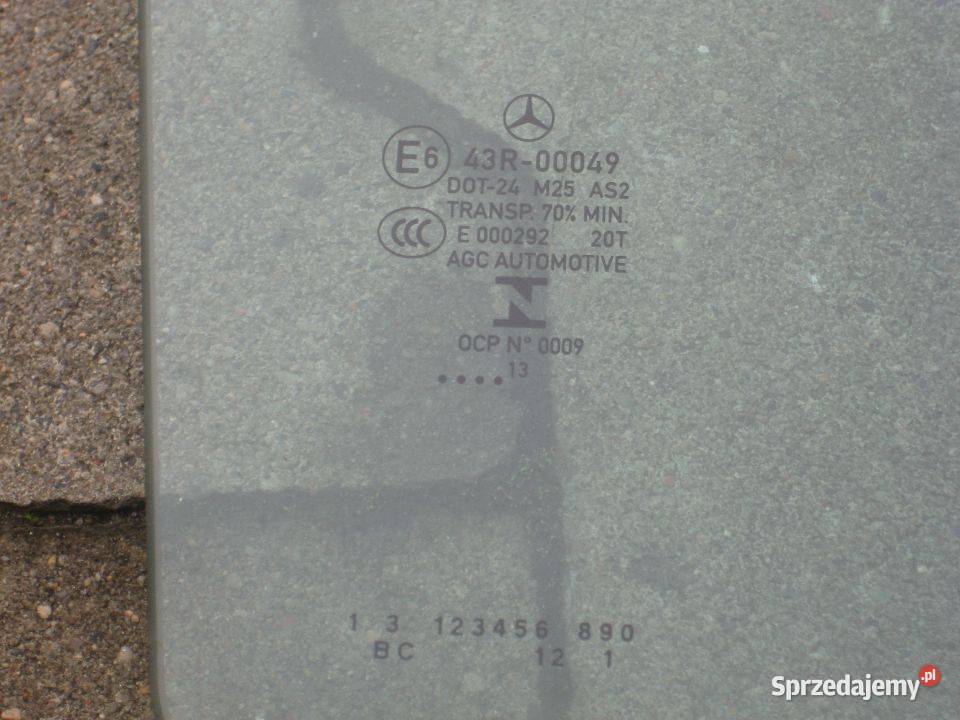 mercedes 205 w205 c klasa sedan szyba drzwi tył osobowe sprzedam