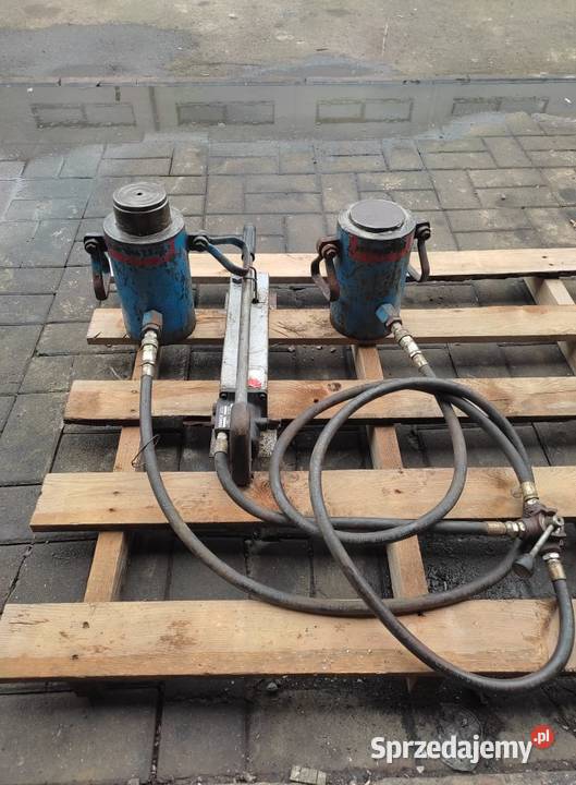 Zestaw siłowników hydraulicznych 35 ton Zbylitowska Góra