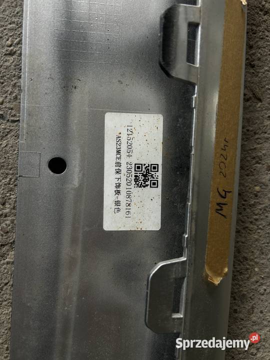 MG HS Lift 22 dokładka spoiler dolny zderzaka śląskie Glinica