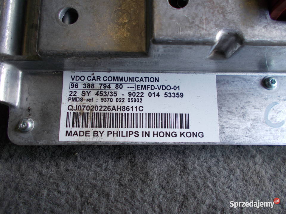 citroen c5 30 v6 02r wyświetlacz nawigacji lubelskie Zamość