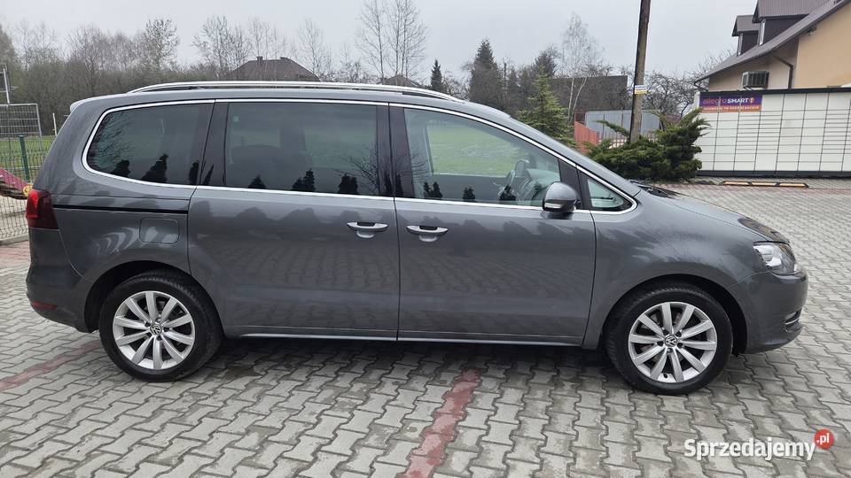 VW Sharan Automat DSG Salon Polska Super Stan elektryczne szyby Gdów sprzedam