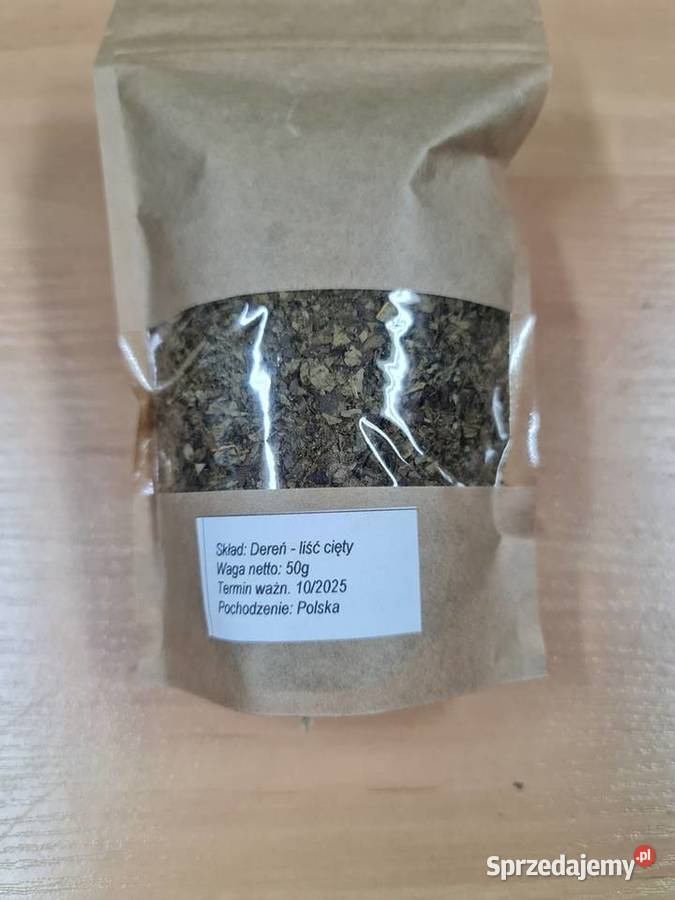 Dereń liść cięty 50g herbatka na układ Białystok