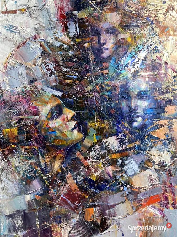 Pitsko Giennadij Trójkąt miłosny 60x70 obraz Rumia