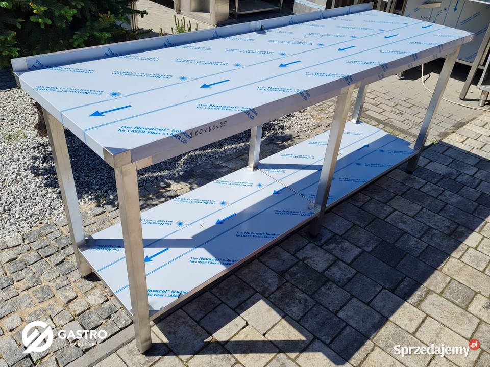 Stół gastronomiczny nierdzewny 200x60x85 Meble Ostrów Wielkopolski