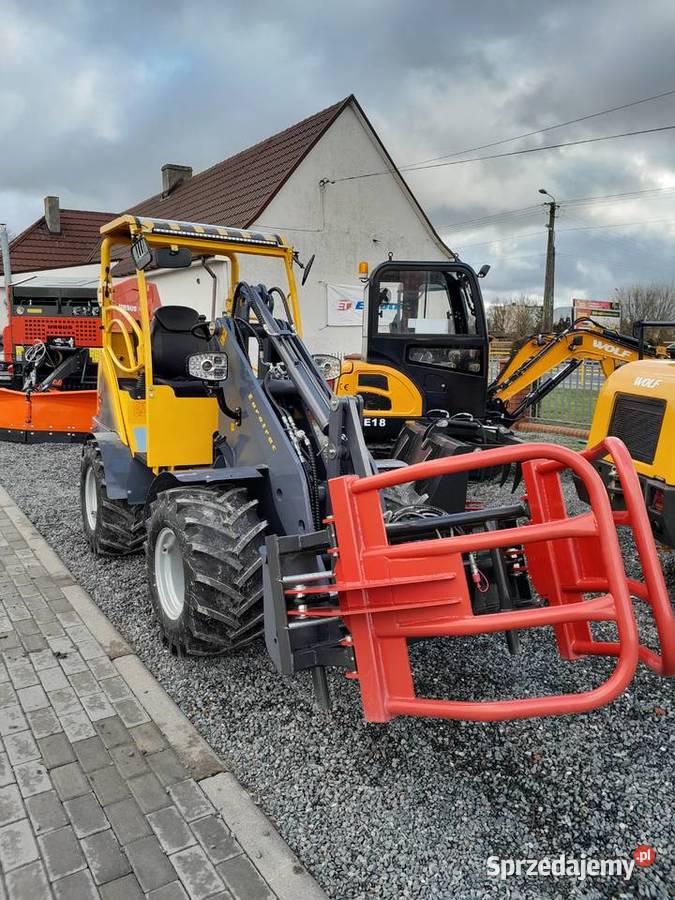 Nowa Ładowarka przegubowa EUROTRAC W12S chwytak Hodowla zwierząt Elbląg