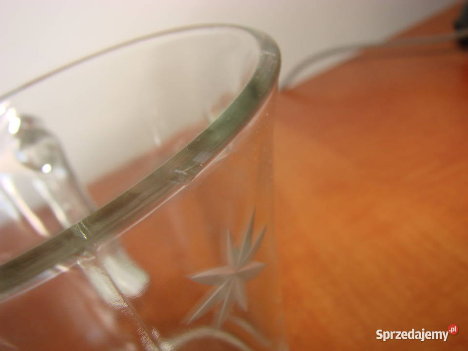 filiżanka rżnięte grube szkło Antyki, Sztuka, Kolekcje pomorskie Pruszcz Gdański sprzedam