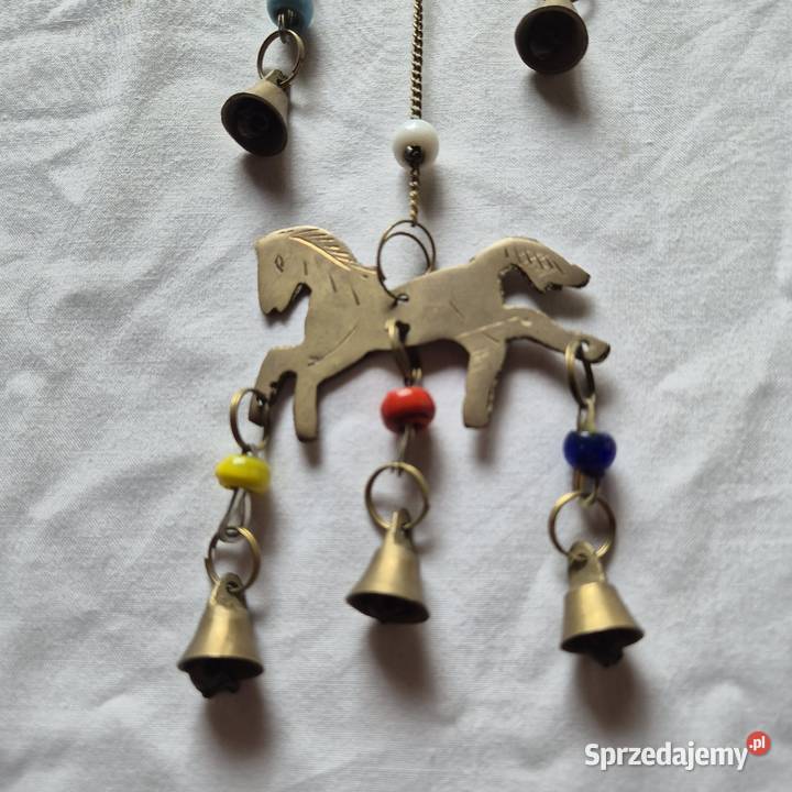 Zawieszka śliczne vintage koniki z dzwoneczkami Brzesko