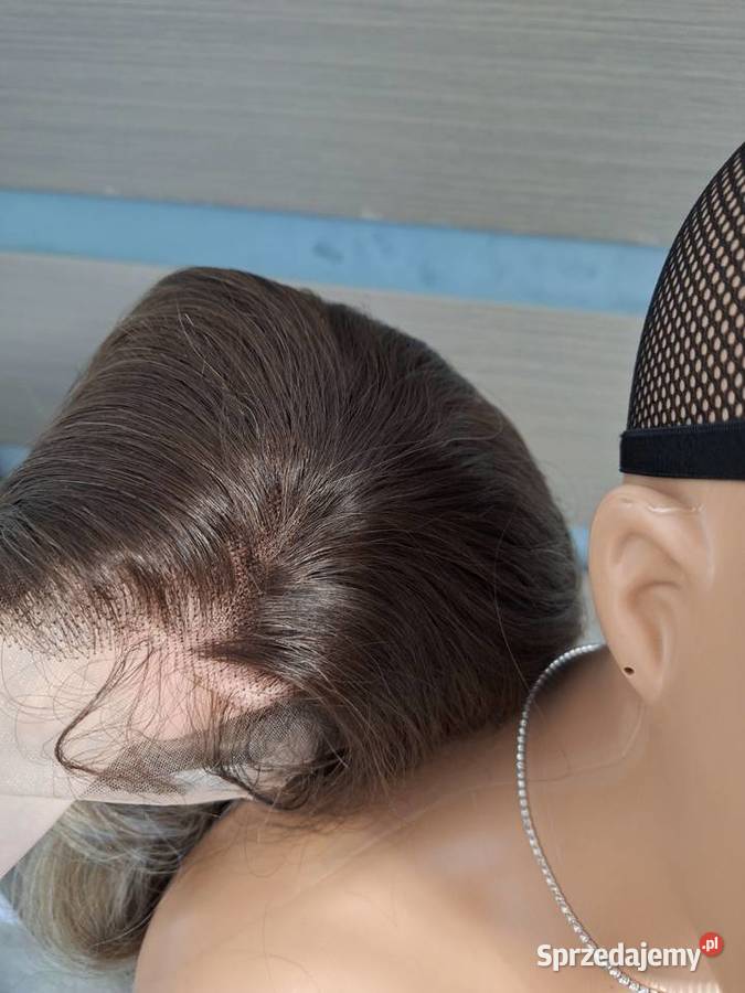 Długa kręcona blondynka Ombre koronkowa peruka z Malbork