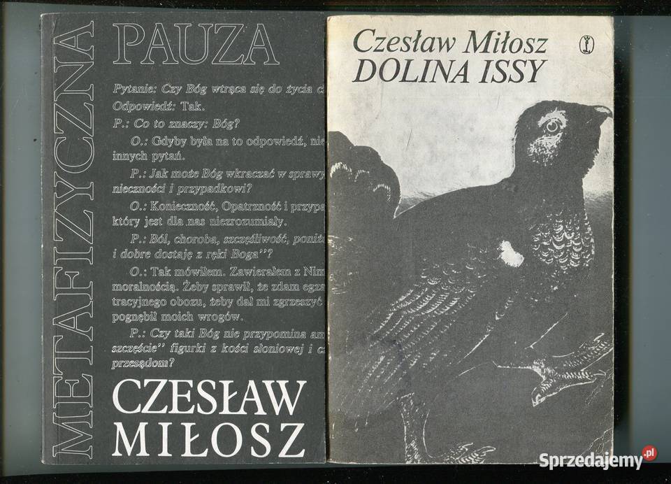 Metafizyczna pauza Dolina Issy Czesław Miłosz Szczecin sprzedam