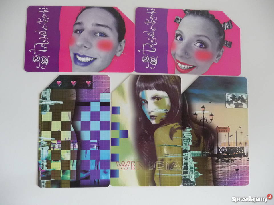 Karty telefoniczne Telewalentynki 1999 i 2000 Poznań