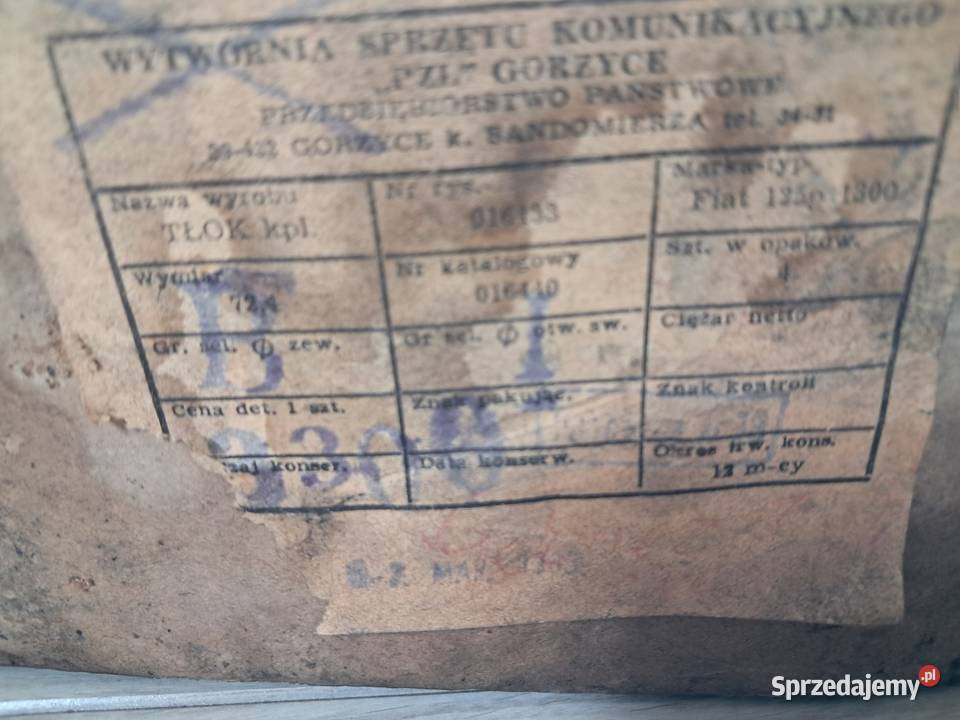 Przekładnia kopułkamaglownica cewka tłoki fiat osobowe Karoseria Siedlce