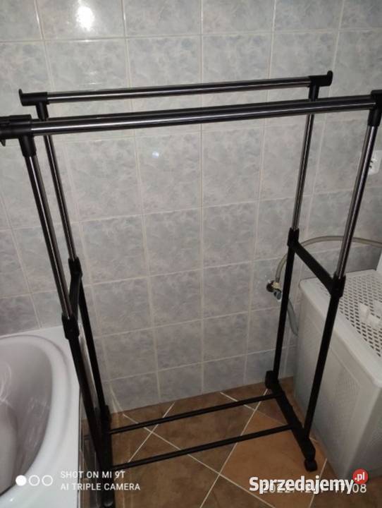 Wieszak na ubrania i buty na kółkach składany Pozostałe zachodniopomorskie