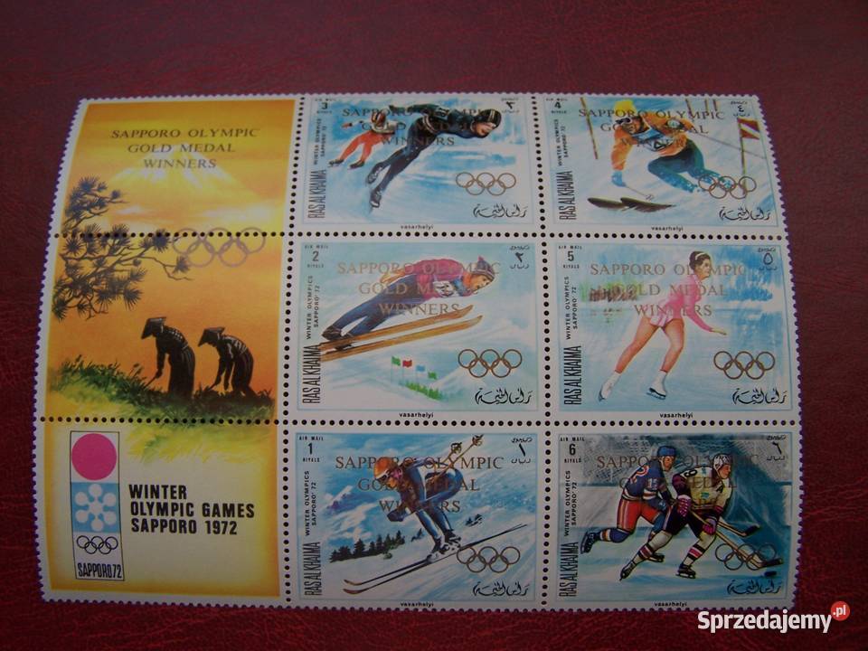 Manama 1972 Sport Olimpiada Sapporo 72 NADRUK Tychy