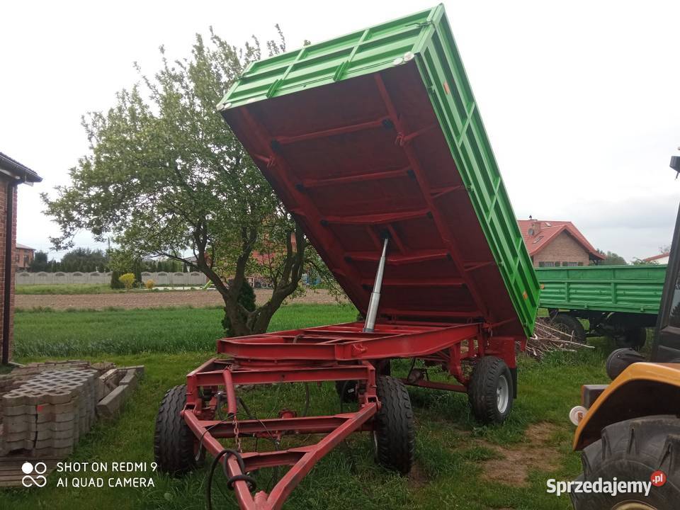 Sprzedam Przyczepa D47 wywrot na 3 strony łódzkie Piotrków Trybunalski sprzedam