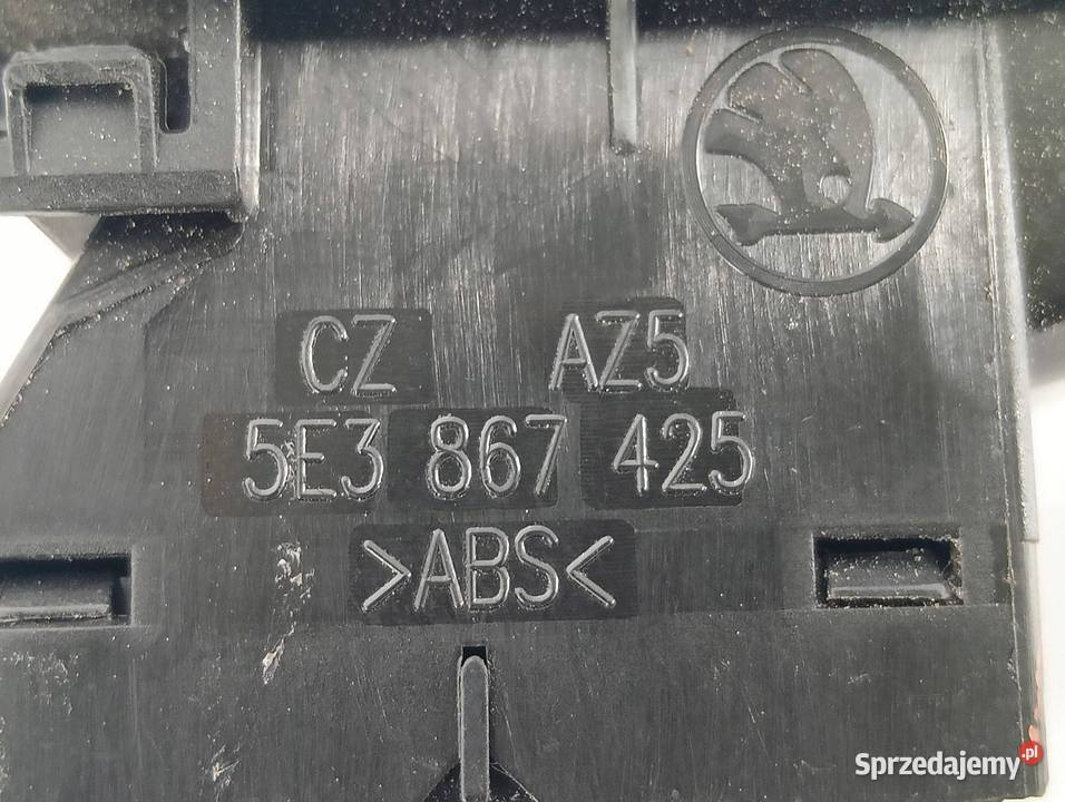 PRZEŁĄCZNIK KLAPY 5E3867425 5E4941501A Skoda Rok produkcji 2023