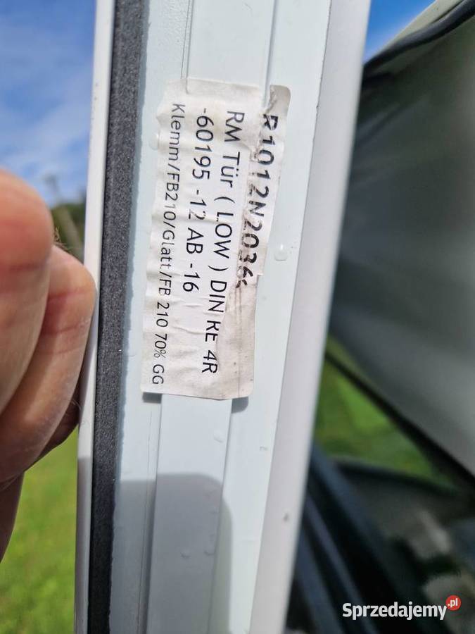 Camper Kamping drzwi 195 X 60 KPL z ramą ORG Mielec sprzedam
