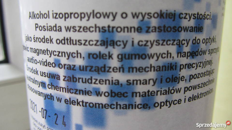 Alkohol Izopropylowy Izopropanol 999