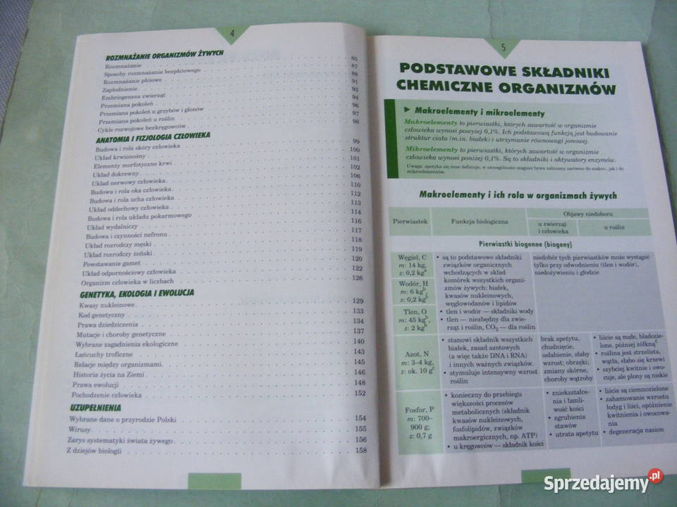 Tablice szkolne Biologia Matematyka Chemia Język Oborniki Śląskie