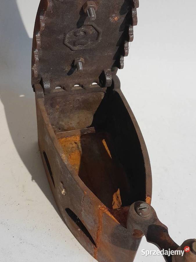 Stare żelazko na duszę zabytek retro vintage