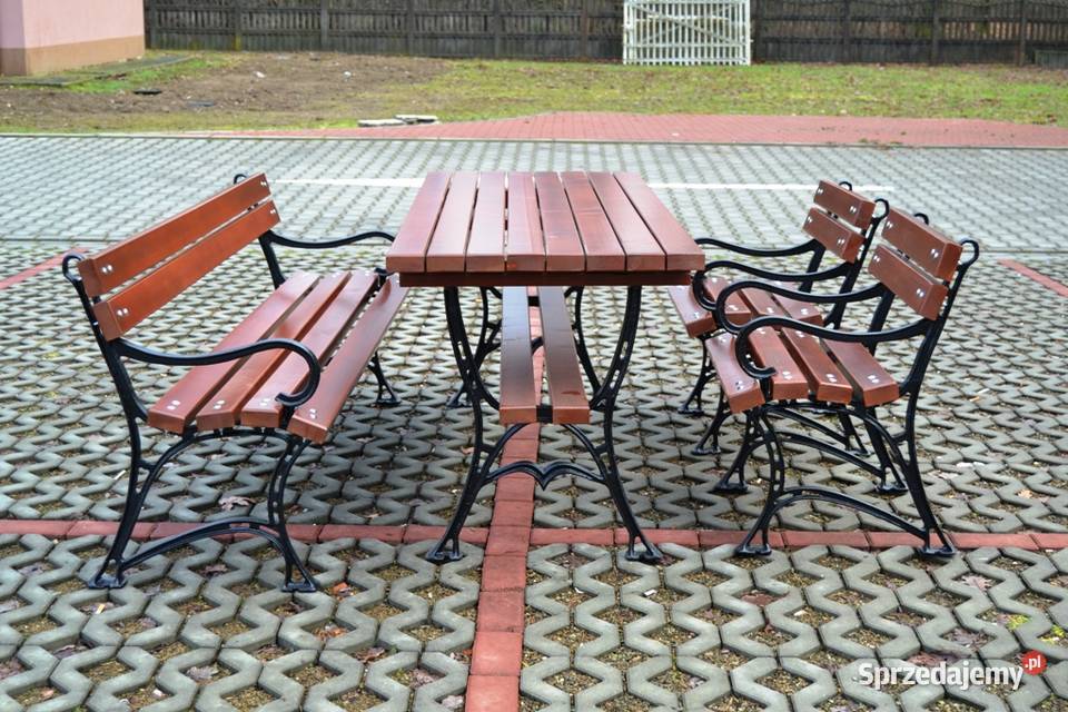 NOWE meble ogrodowe zestawy komplety gruba deska Polańczyk sprzedam