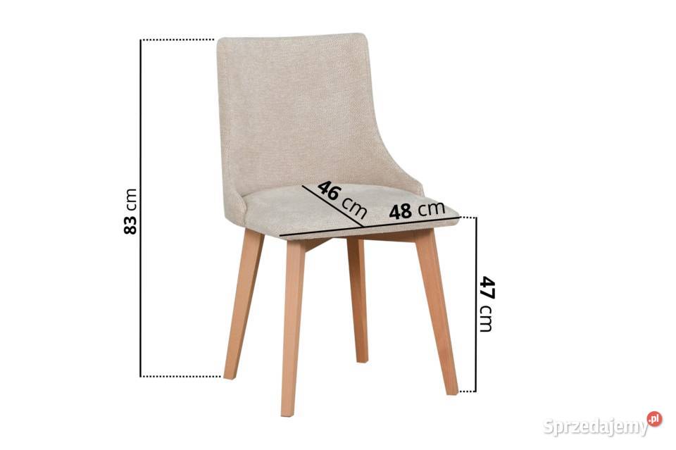 Eleganckie krzesło muszelka modne koloryKASZMIR 48cm Kraków sprzedam