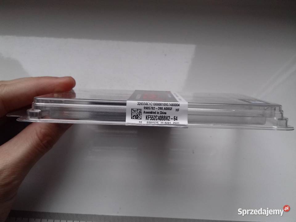 Pudełko Kingston Fury 64GB 2x32GB DDR5 5200MTs Pozostałe Bydgoszcz