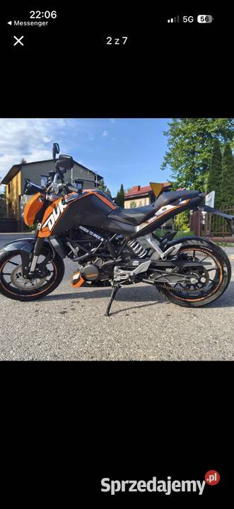 KTM duke 125 Lubczyna sprzedam