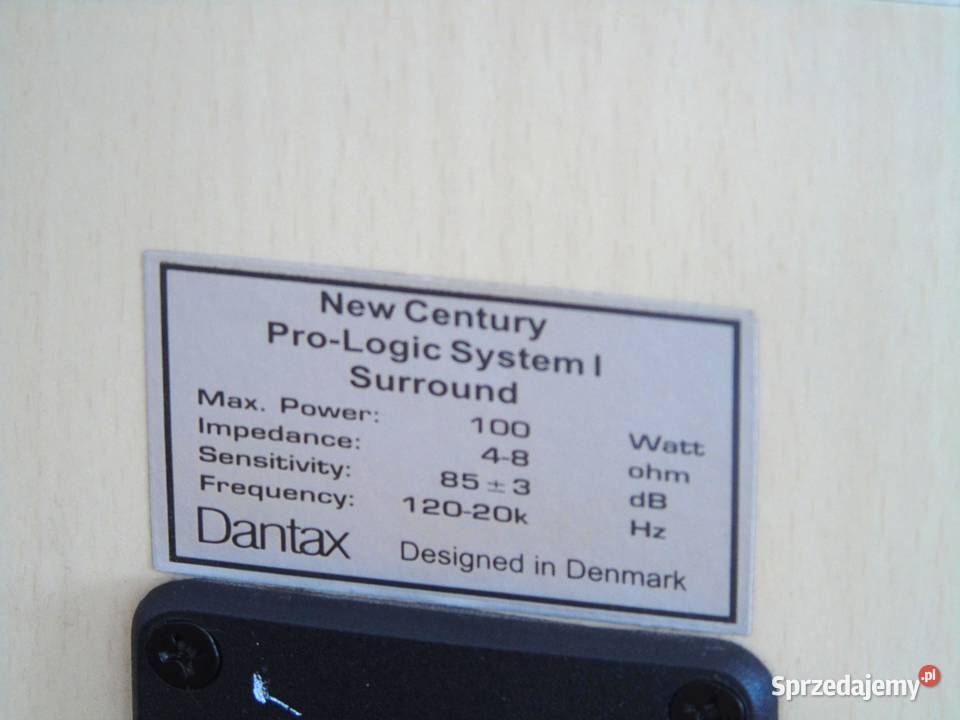 Duńskie kolumny Dantax Century 2 x 100 wat Słuchawki i głośniki Jasło sprzedam