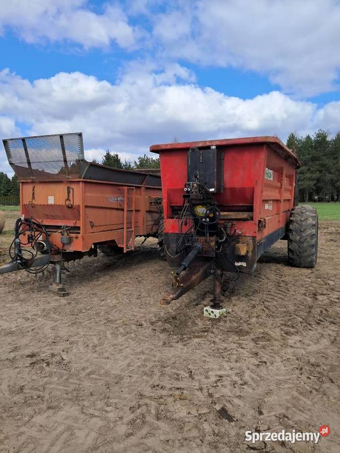Rozrzutnik obornika 8t 10t BERTHIER Orenge Rozrzutniki obornika lubelskie Radzyń Podlaski
