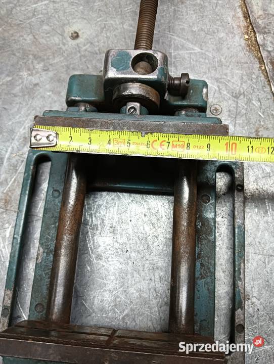 Imadło wiertarki stołowej 100mm stare ścisk Wałbrzych