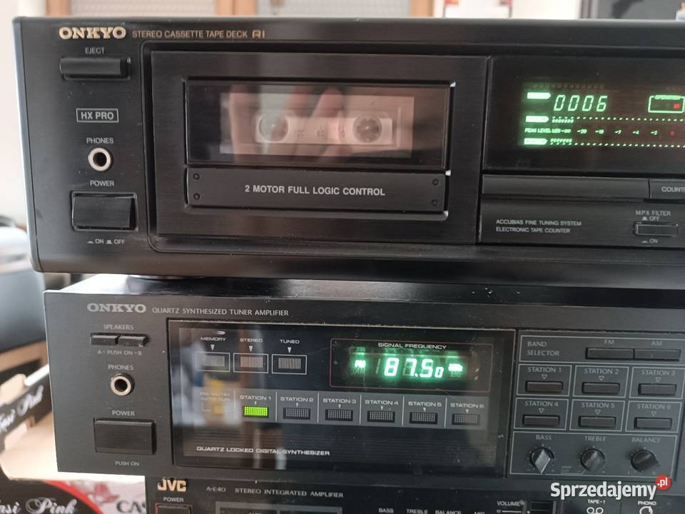 Zestaw Onkyo Deck TA 2820 Amplituner TX 7220